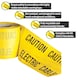 image 2 of Pegdev High Visibility Underground Detectable Warning Tape Electric 150mm x 1m