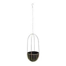 Indoor Tall Kensington Hanging Planter Bronze