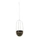 image 1 of Indoor Tall Kensington Hanging Planter Bronze