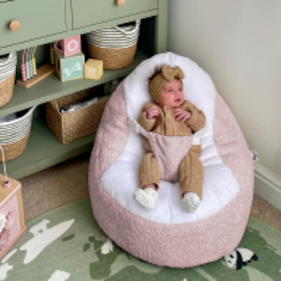 image 1 of rucomfy Snug Gaga Baby Bean Bag - Soft & Supportive Newborn Seat