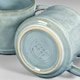 image 2 of Scandi Home Set of 2 600ml Terra Fusion Grey Artisan Glaze Ceramic Mugs Grey
