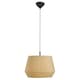 image 2 of Nordlux Dicte Indoor Pendant Light Brown Textile E27 Hand Pleated - Mains Powered, IP20