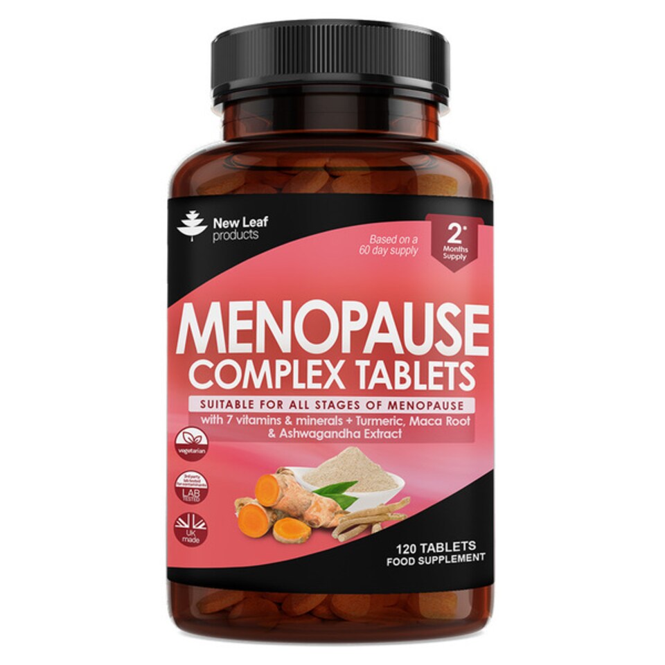 image 1 of Menopause Supplements + Turmeric & Ashwagandha