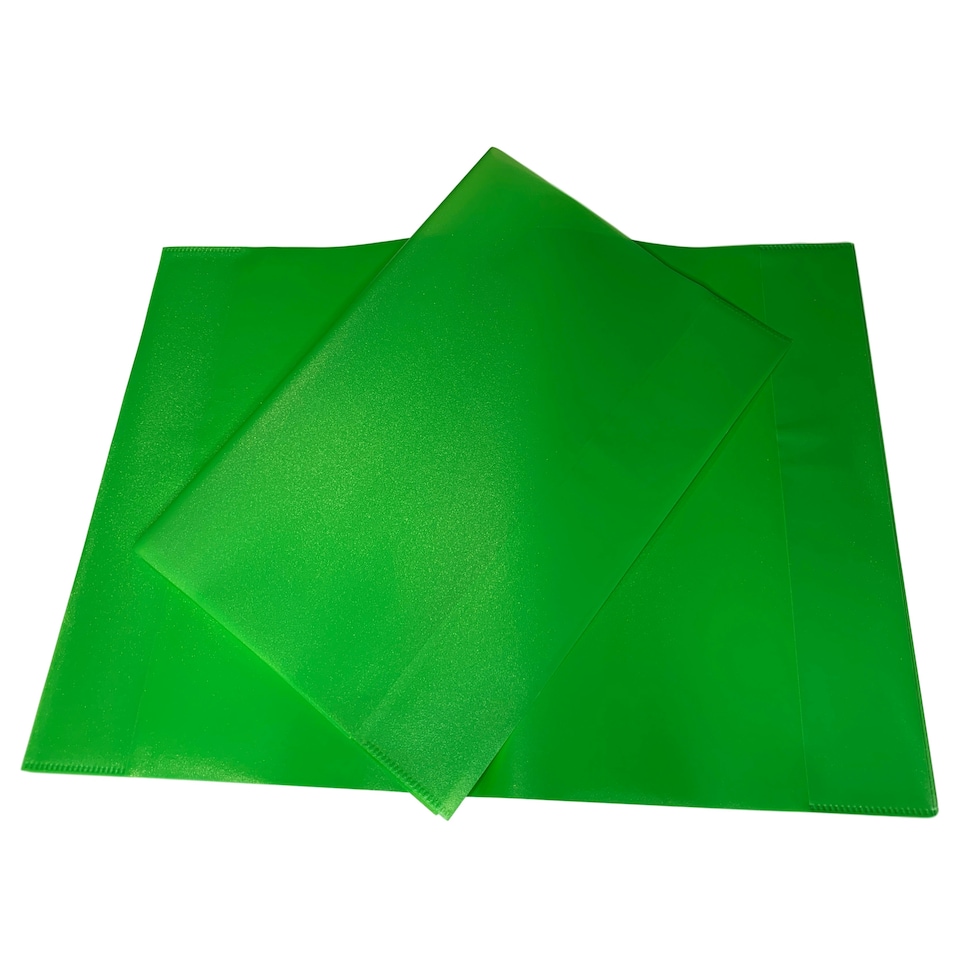 image 1 of Pack of 10 A4 Frosted Green Exercise Book Covers