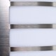 image 4 of ValueLights Medlock Bulkhead light Brushed Silver Bulkhead Light and Cool White Bulb