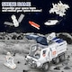 image 7 of Creative Space Adventure Toys for Kids Space Shuttle Rocket Set with Astronauts Rover Satellite and Solar System Mat