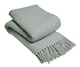 image 1 of Lisbon Pure Cotton Honeycomb Throw in Silver, 178 x 254cm | Silver | Silver