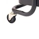 image 4 of Oypla 3 Tier Black Household Kitchen Bathroom Storage Trolley Cart Shelf Black