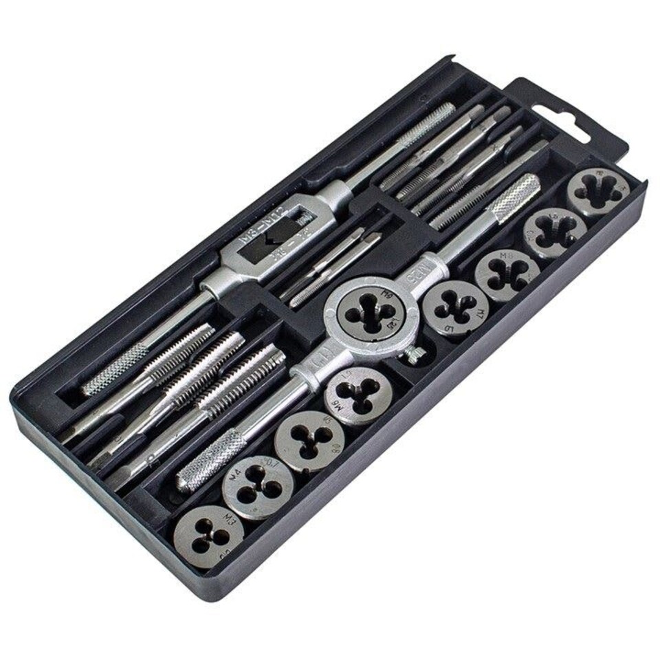 20 Piece metric tap and die set - S1256