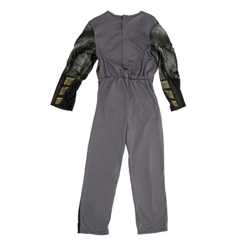 image 1 of Batman Boys Deluxe Costume - Black/Grey/Yellow - S S