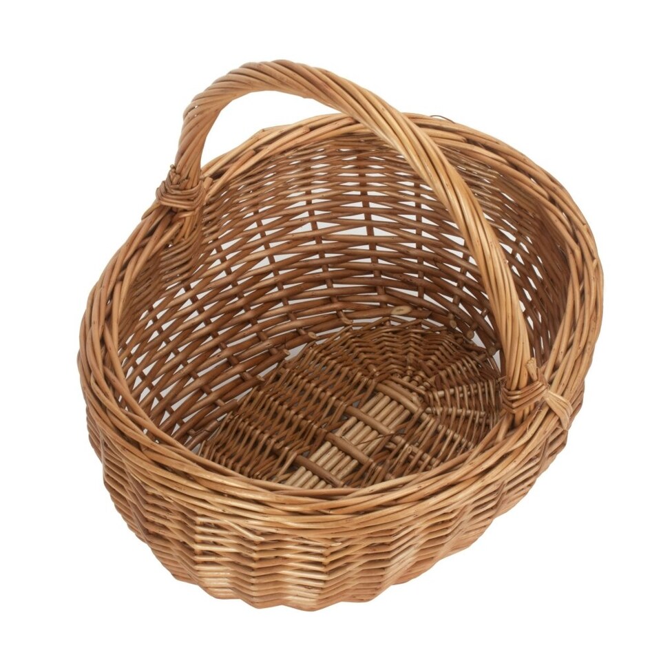 image 1 of Shopping Basket Large Deluxe Shopper Brown | Brown | One Size