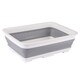 image 1 of Ashley Collapsible Plastic Washing Up Bowl - 7L - White/Grey Multi