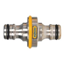 Hozelock 2044 Pro Metal Double Male Connector 12.5mm (1/2in) - Multi Colour - One Size | Multi