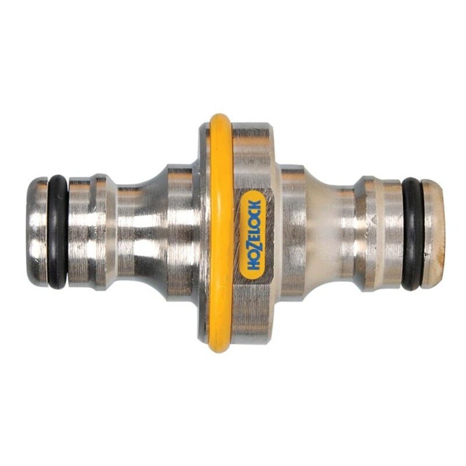 Hozelock 2044 Pro Metal Double Male Connector 12.5mm (1/2in) - Multi Colour - One Size | Multi