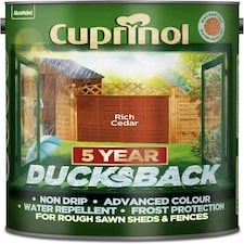 Cuprinol Ducksback 5L Paint Rich Cedar