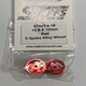 image 1 of Staffs Slot Cars UK 15.8 x 10mm Red 5 Spoke Alloy Wheels Staffs 18