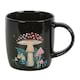 image 3 of Something Different Forest Mushroom Mug - Black/Multicoloured - One Size