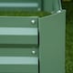 image 9 of Outsunny Set of 2 Raised Garden Bed Galvanised Planter Box Easy Setup Dark Grey