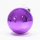 image 2 of Purple Shiny Shatterproof Christmas Bauble 15cm