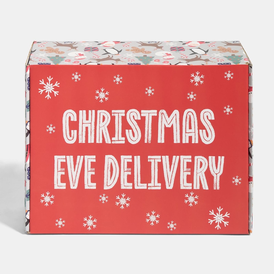 image 1 of OHS Xmas Eve Box Reusable Festive Gift Paper Packaging