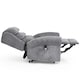 image 4 of Belvoir Grey Fabric Dual Motor Mobility Rise Recliner Chair | Grey | Grey | One Size