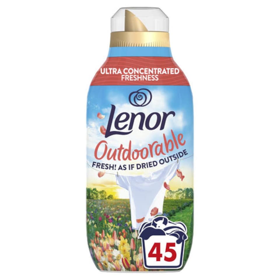 Lenor | Outdoorable First Day of Spring Fabric Conditioner | 45 Wash x 1 Bottle | 1395ml