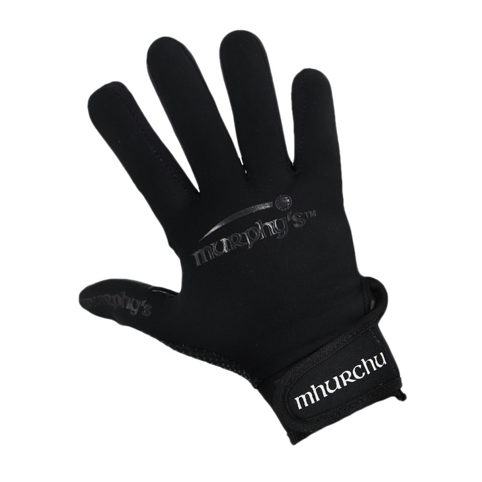 Murphys Childrens/Kids Gaelic Gloves - Black - 6-8 Years