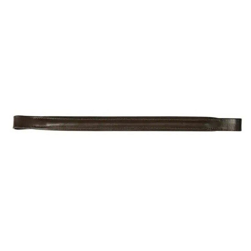 Kincade Classic Leather Plain Horse Browband | Brown | Brown | Pony | 1
