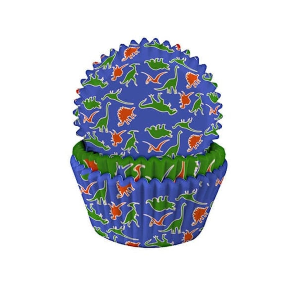 image 1 of Anniversary House Dino Cupcake Cases Pack of 75