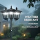image 9 of Outsunny Outdoor Garden Solar Light with Base Energy-efficient IP44 Dimmable