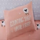 image 3 of Counting Sheep Cotton Duvet Cover Set Cover with Pillowcase Pink | Double