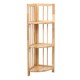 image 3 of Heva 3 Tier Natural Box Frame Corner Unit Cream