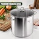image 3 of MTS Stainless Steel Stock Pot Cooking Pan Silver 20L