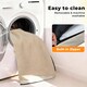 image 7 of Skylos Dog Bed Washable Pet Cushion Cage Mattress Crate Mat Non Slip Soft Fleece | Cream | M | M