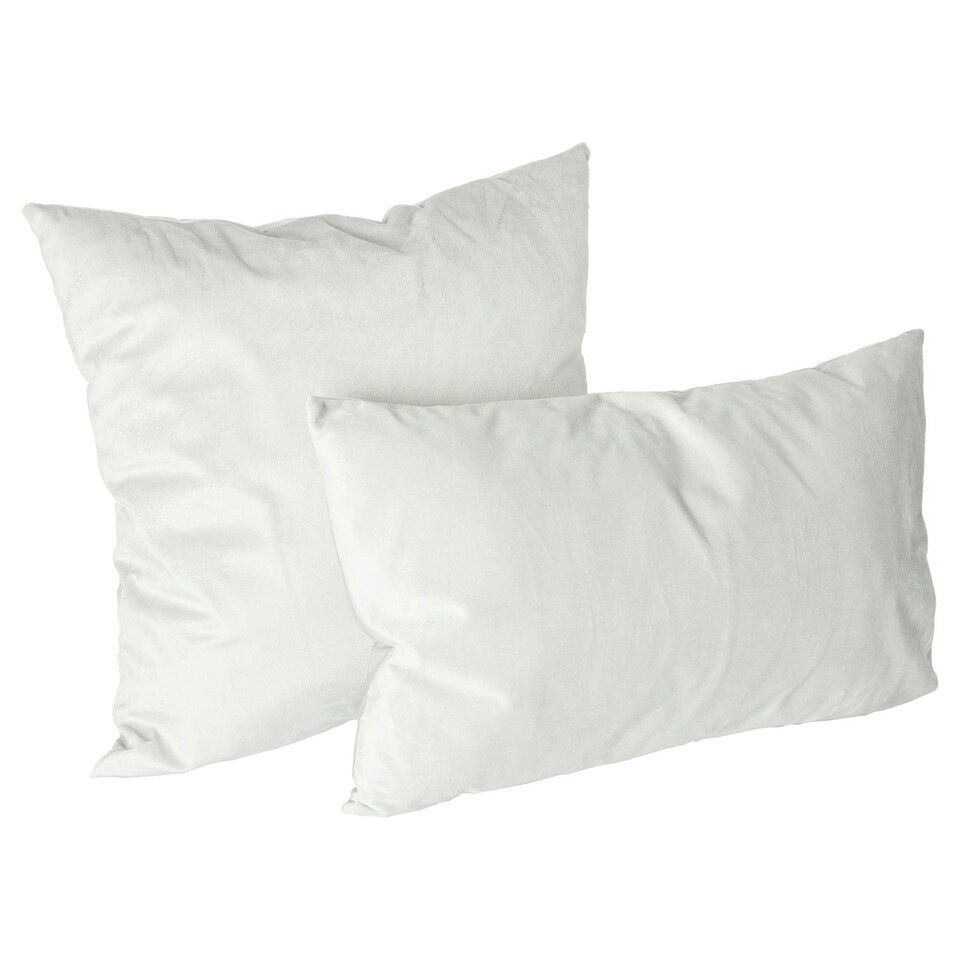 image 1 of Nicola Spring Square Velvet Cushion - 55cm x 55cm - Cream Cream