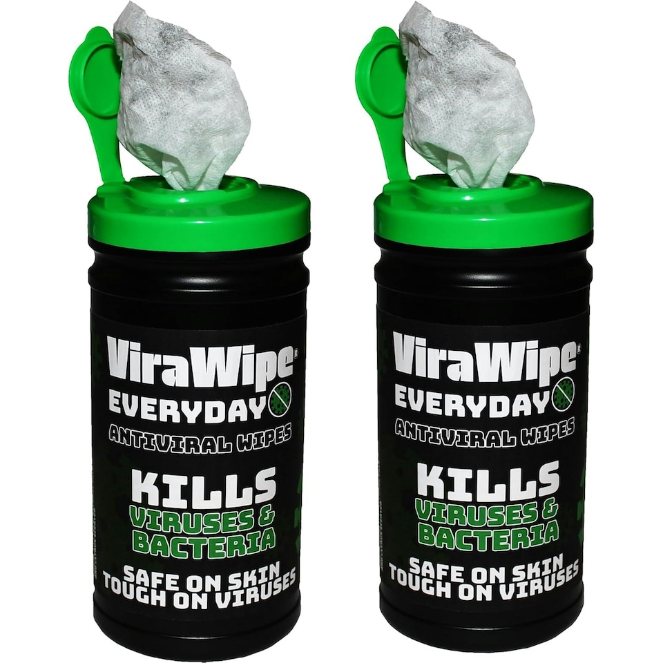 image 1 of 6 Tubes (600 Wipes) Everyday Cleaning Disinfectant Wipes For Hand & Surfaces