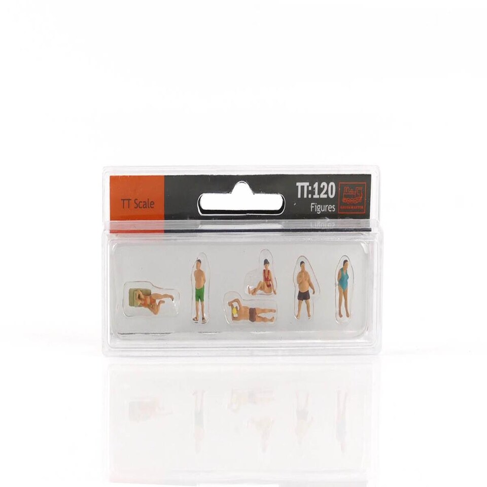 image 1 of Gaugemaster TT120 Sunbathers (6) Hobby Figure Set