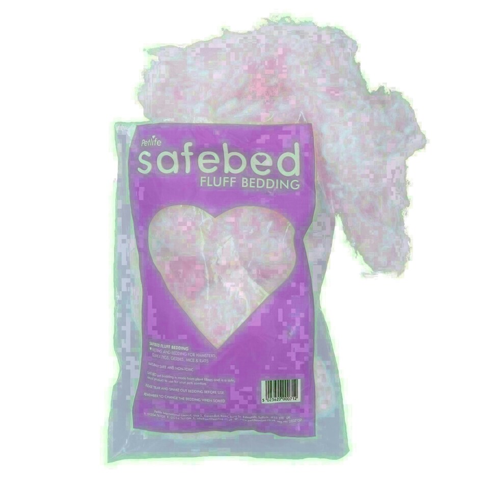 image 1 of 1PK Small Animal Hamster Gerbils Safe Bed Fluff Nesting Bedding - (Colour Varies)