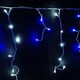 image 3 of 640 LED 16m Premier Christmas Outdoor 8 Function Icicle Lights in Blue & White