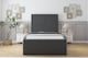 image 1 of Sloomy Somerset Graphite Dumfries Deep-Sided Bed Frame With 50" Upholstered Headboard 3' Single