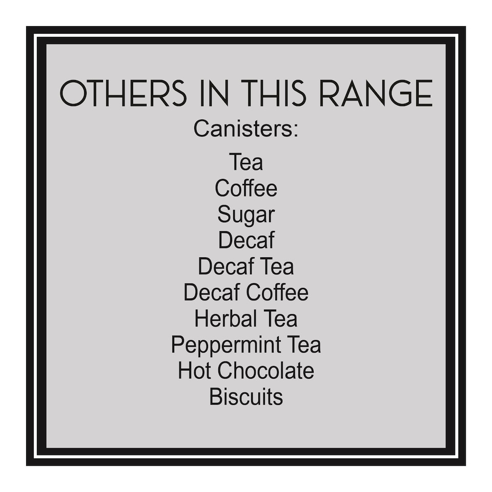 image 1 of Inverted Minimalist Large Decaf Tea Canister