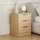 image 1 of Vida Designs Trega 3 Drawer Bedside Chest Bedroom Storage Unit, (H) 50cm x (W) 39cm x (D) 28cm, Pine