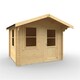image 1 of 10ft x 10ft (2950mm x 2950mm) Horsforth "The Augusta" 28mm Log Cabin With 2 Opening Windows