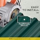 image 4 of Outsunny Pack of 12 Metal Roofing Sheets for Greenhouse, Dark Grey