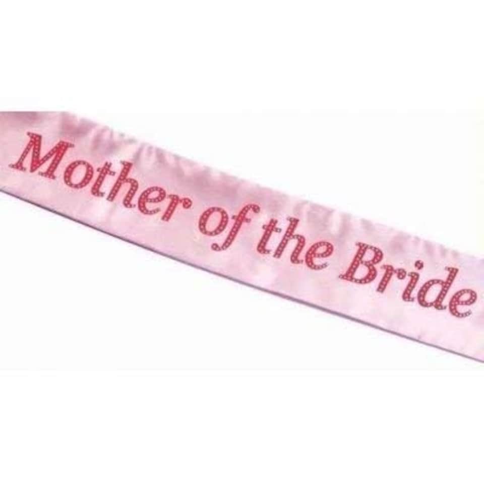 image 1 of Sash Mother Of The Bride Pink