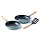 image 1 of GreenPan Mayflower Non-Stick 20cm & 24cm Frying Pan Set with Spatula