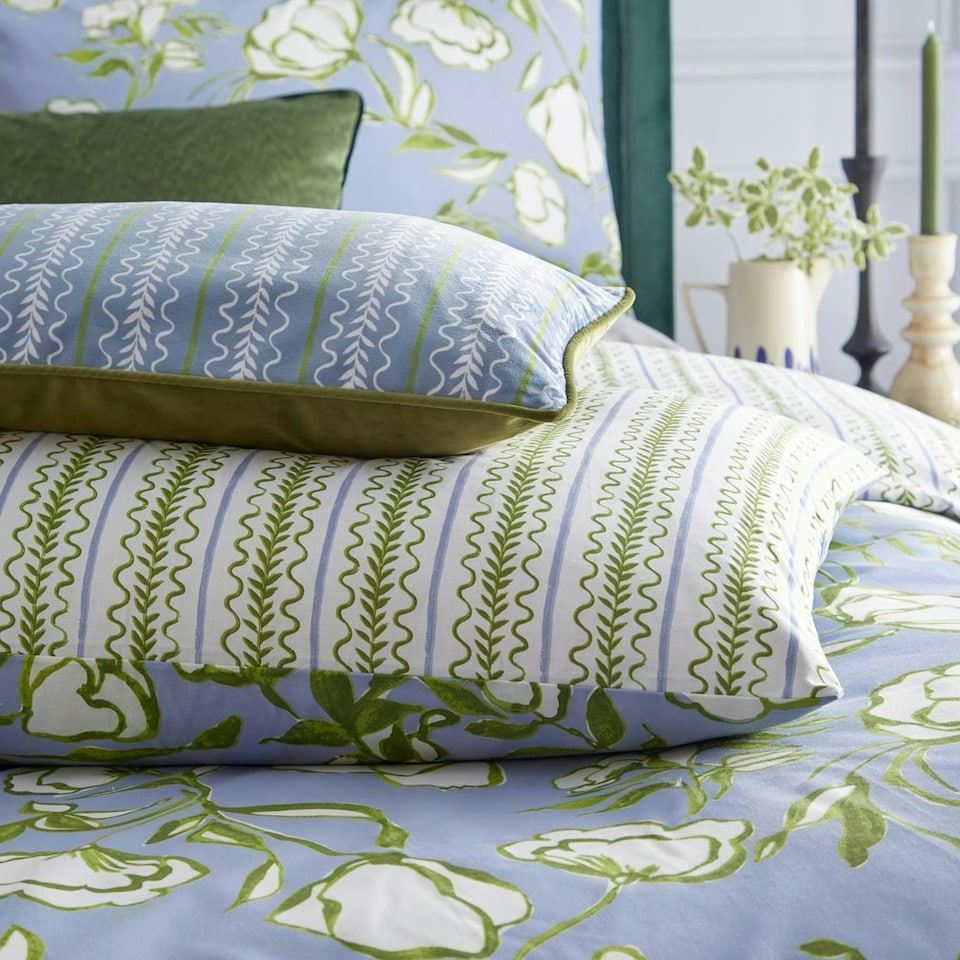 image 1 of Wylder Albera Floral Super King Duvet Cover Set
