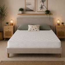 Cooltouch Maximum Essentials 18 cm Deep Spring Mattress | White | European Double
