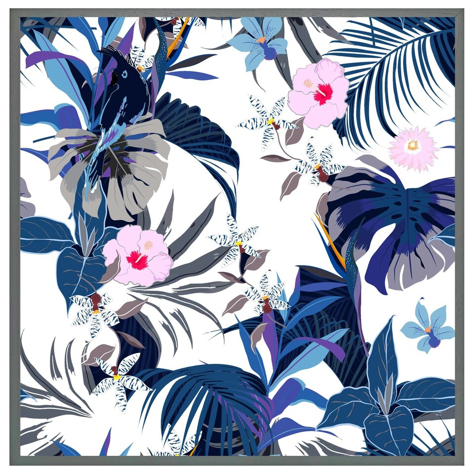 image 1 of Winter tropical (Picture Frame) Brown | S