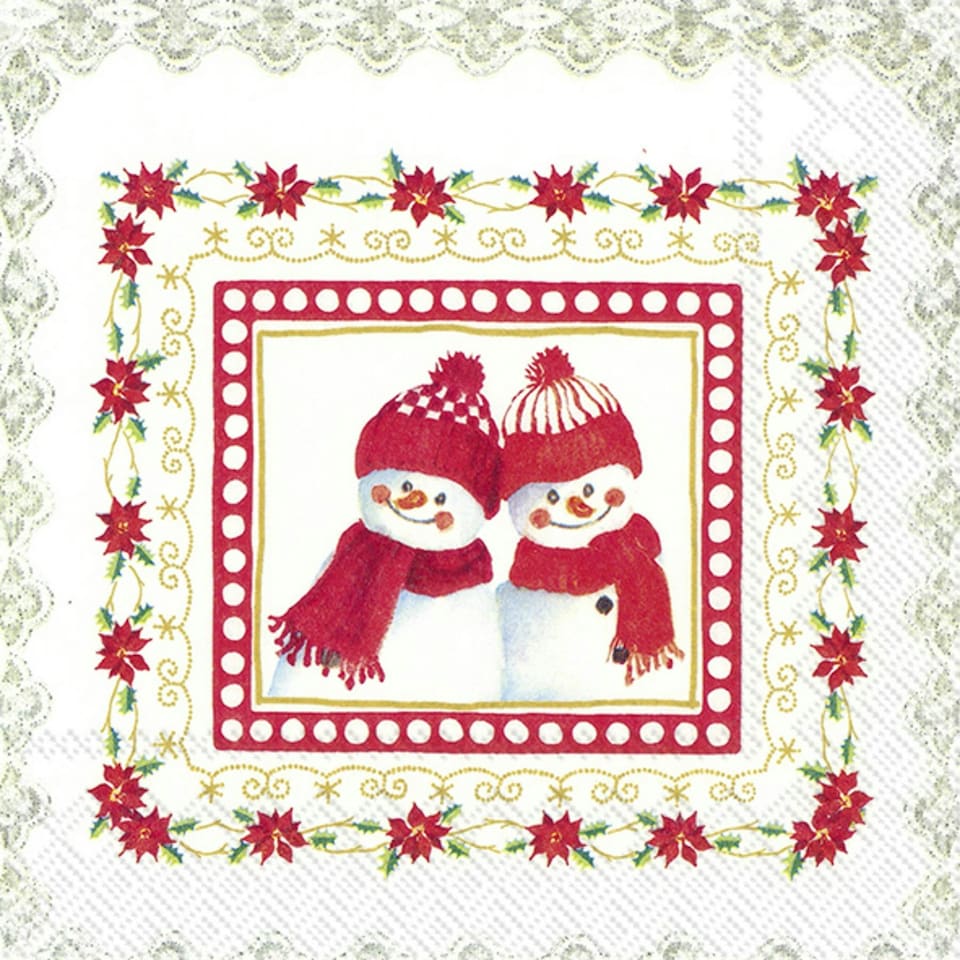 IHR Ideal Home Range Luncheon Napkin - Lovely Little Fellow N/A